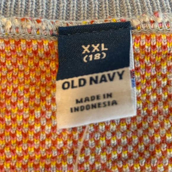 NEW Girl’s Cotton Button Front Cardigan Sweater In White Retro Floral -XXL - Picture 5 of 9